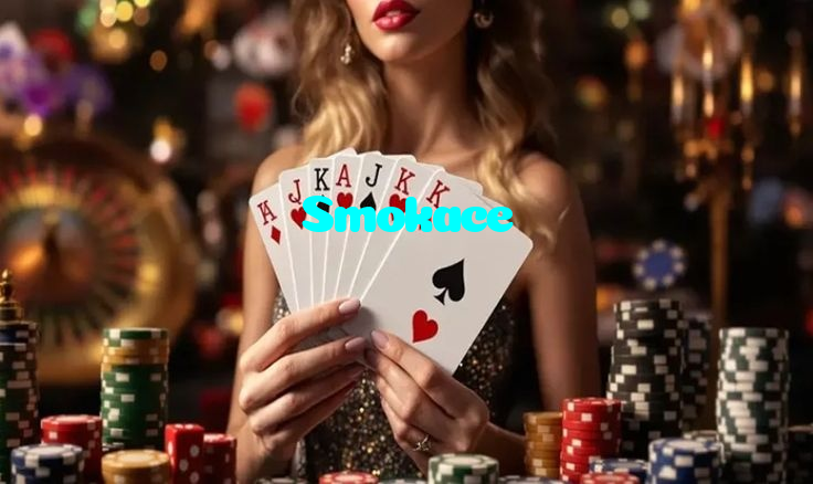 Smokace خوش آمدید بونس +600% پیشکش موبائل ایپ کے پروموشن سیکشن میں دکھائی دیتی ہے۔